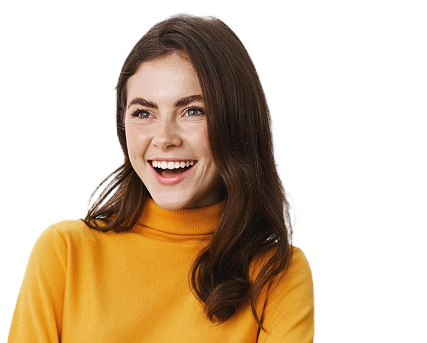 Young confident woman crossing arms